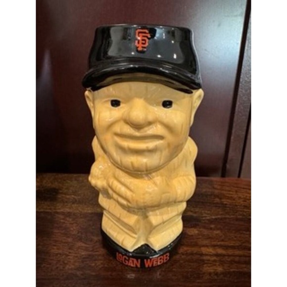 New Logan Webb San Francisco Giants Bobblehead Mug With Original Box MLB - Picture 3 of 8